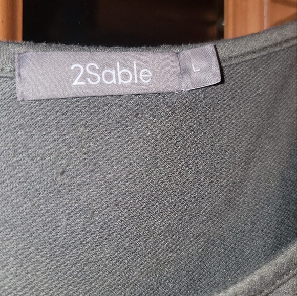 Jumpsuit from ShopHopes- size Large w/ pockets! Gorgeous sagey color! - Picture 2 of 3